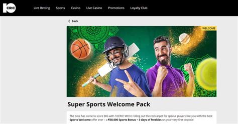 10cric welcome bonus|Super Sports Welcome Bonus .